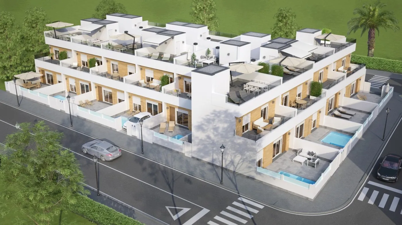 Geschakelde woning (Townhouse) te koop in Avileses, Murcia, Spanje