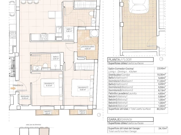 Appartement te koop in Hondon de las Nieves, Alicante, Spanje