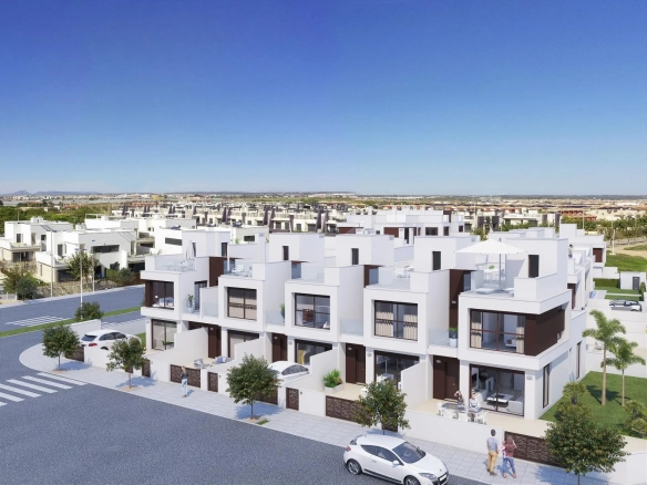 Geschakelde woning (Townhouse) te koop in Pilar de la Horadada, Alicante, Spanje