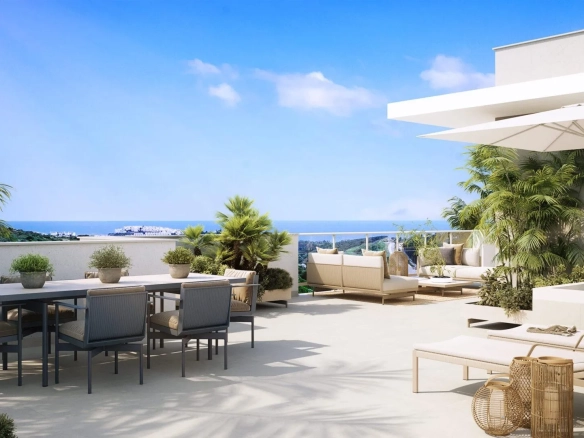 Penthouse te koop in Casares, Malaga, Spanje